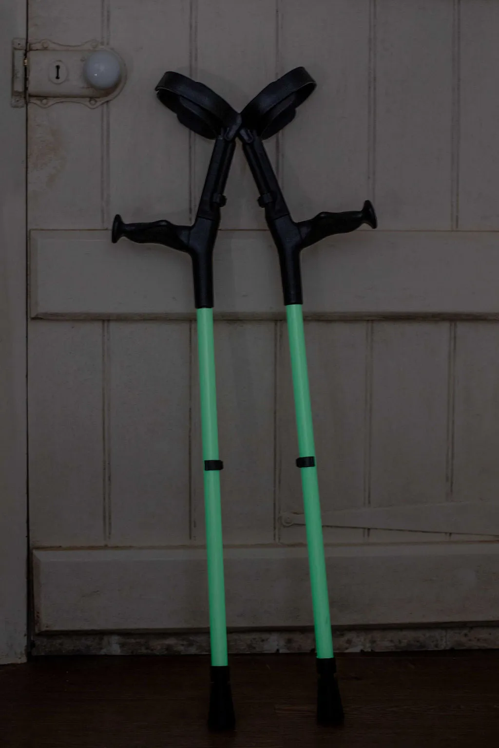 Glow-In-The-Dark Crutches