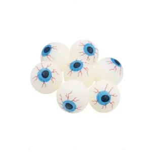 Glow In The Dark Eyeball Powerball, White