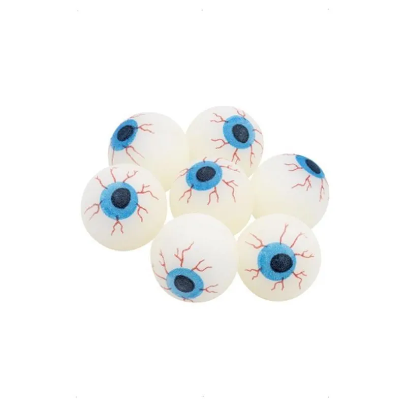 Glow In The Dark Eyeball Powerball, White