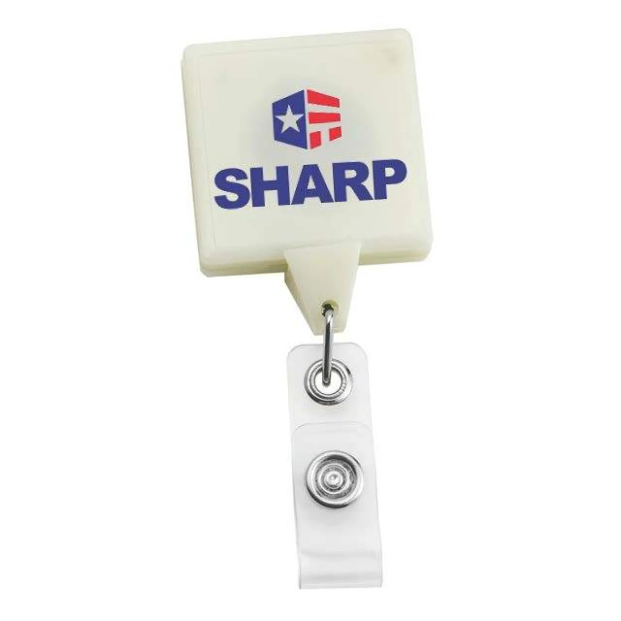 Glow in the Dark Jumbo Square Badge Reel - #403415