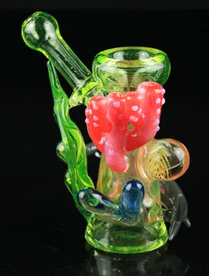 Glow in the dark sea life dry pipe by, Burtoni