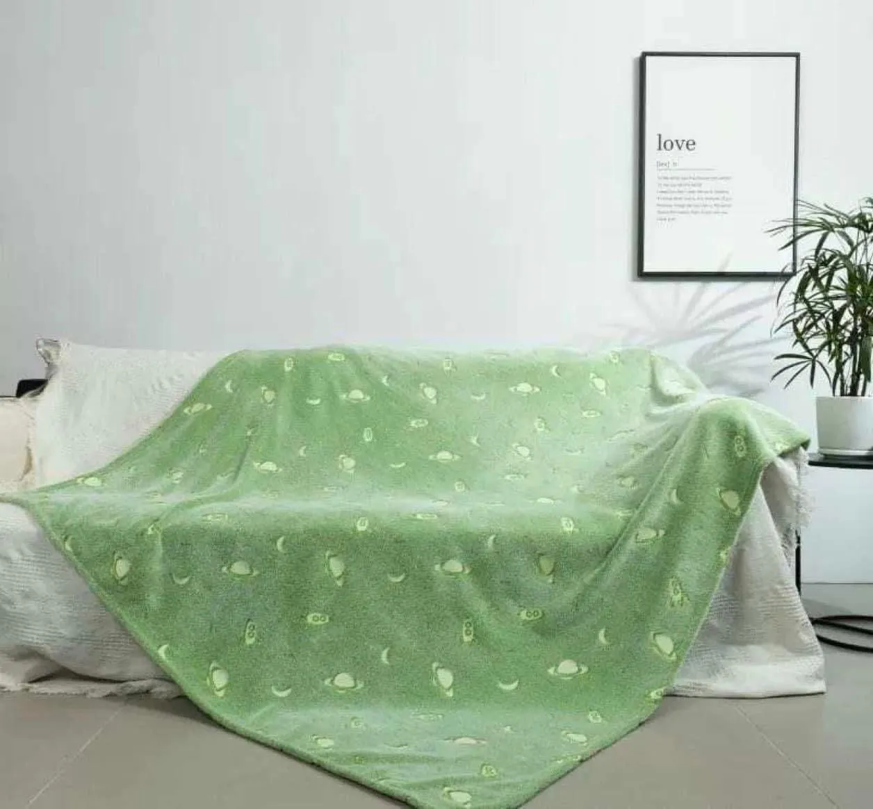 Glow In The Dark Throw Blanket