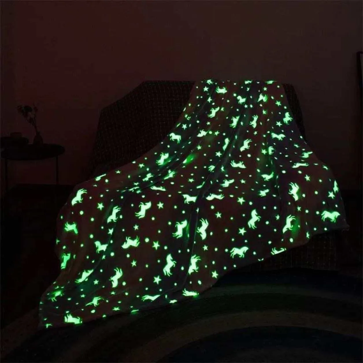 Glow In The Dark Throw Blanket