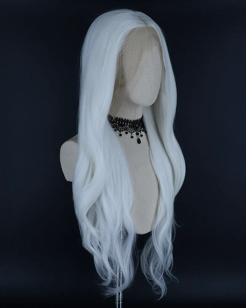 Glow in the Dark Wig White Lace Front Wig WT110
