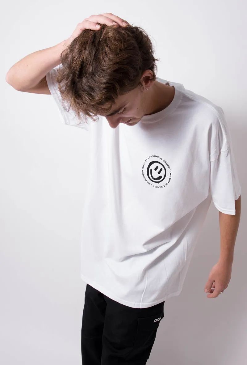 Gravity white glow in the dark t-shirt