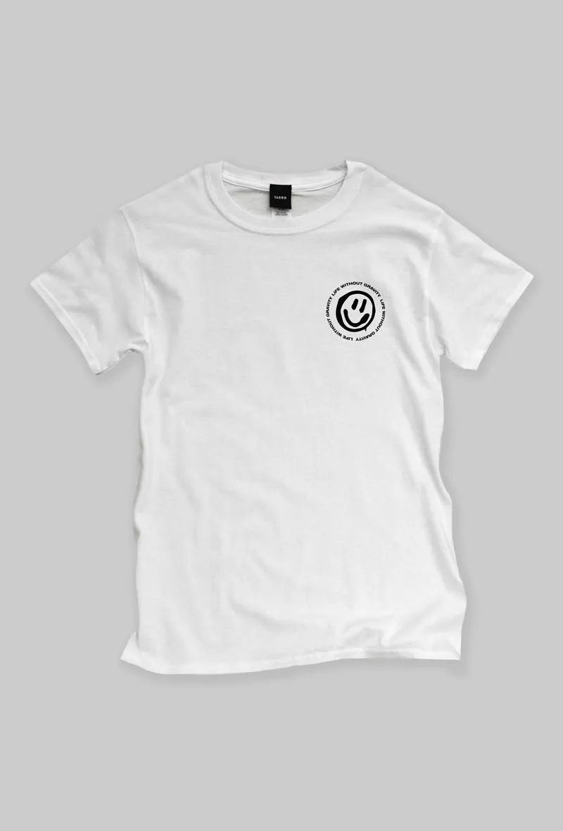 Gravity white glow in the dark t-shirt