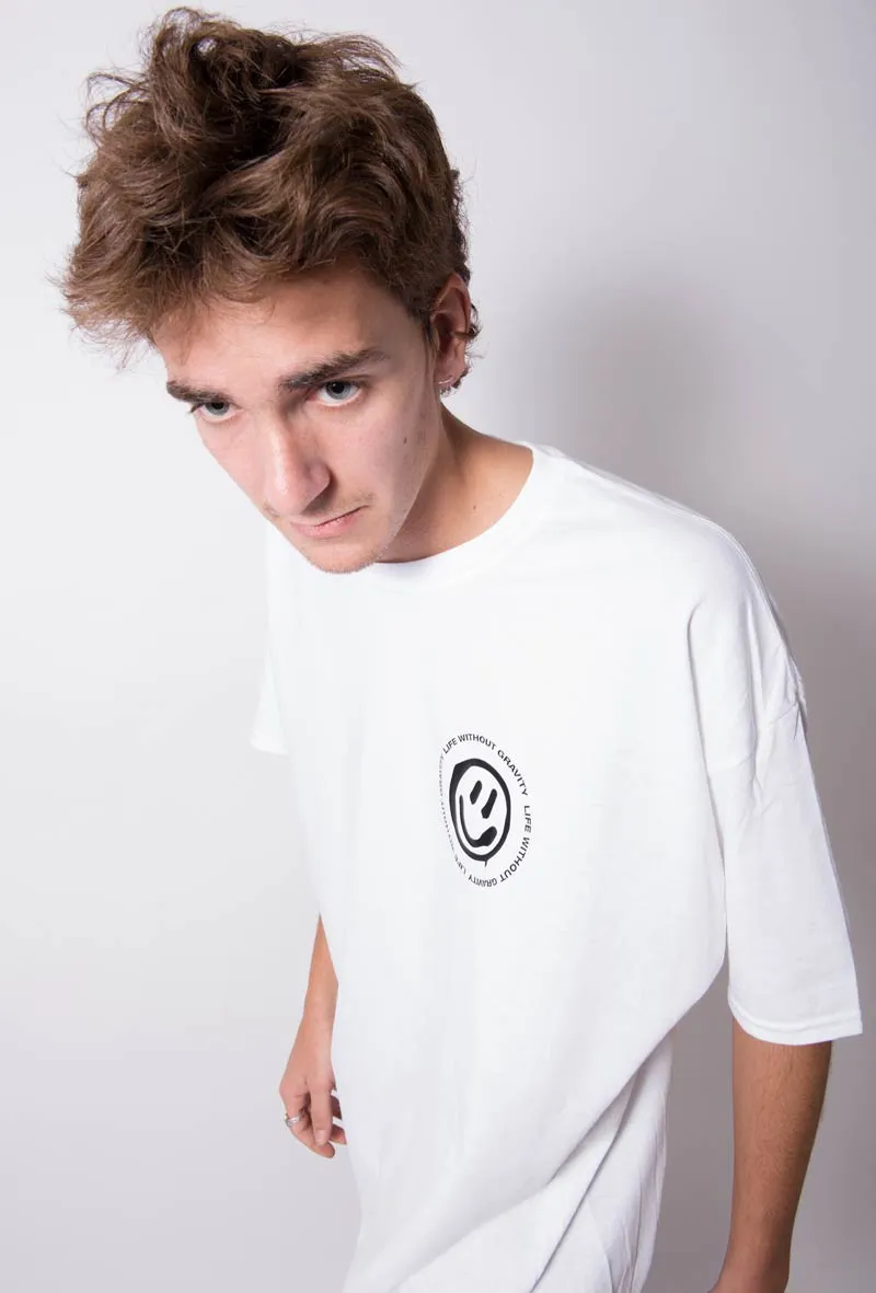 Gravity white glow in the dark t-shirt