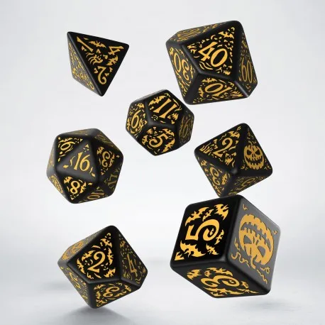 Halloween Pumpkin - Jack O’Lantern Dice Set-Glow in the dark