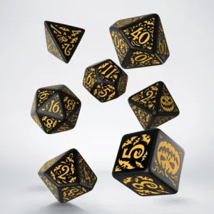 Halloween Pumpkin - Jack O’Lantern Dice Set-Glow in the dark