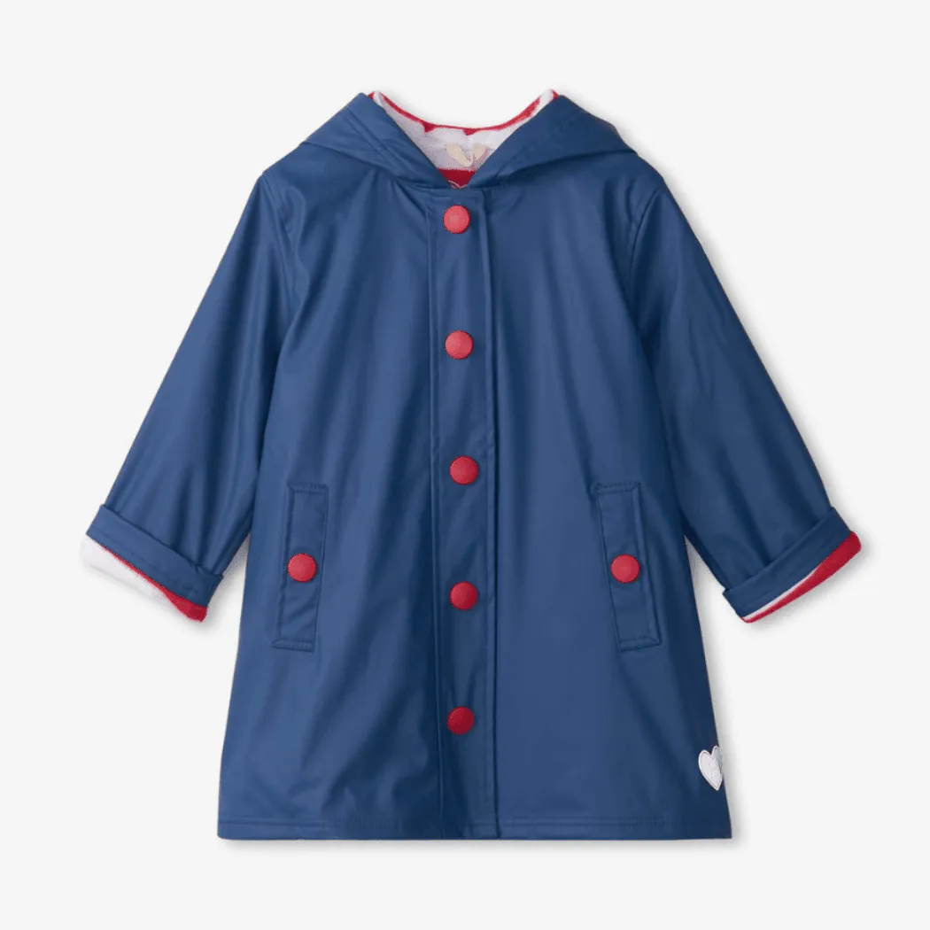 HATLEY Splash Rain Jacket | Navy & Red Size 3