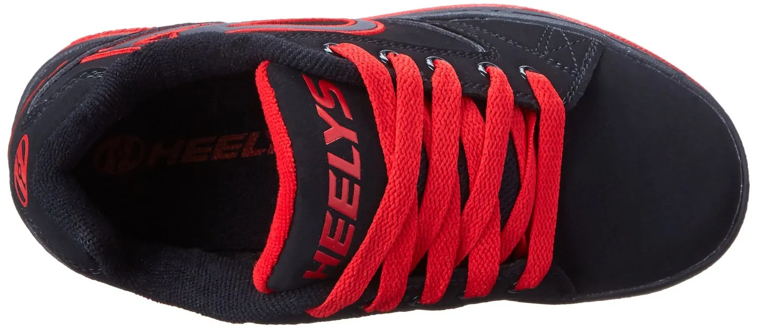 Heelys Propel Skate Shoe (Toddler-Little Kid-Big Kid), Grey-Orange, 8 M US Big Kid