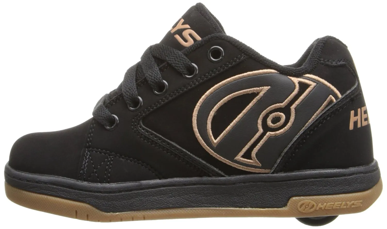 Heelys Propel Skate Shoe (Toddler-Little Kid-Big Kid), Grey-Orange, 8 M US Big Kid