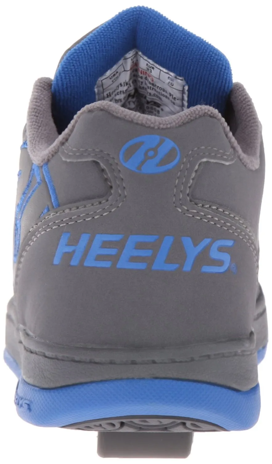Heelys Propel Skate Shoe (Toddler-Little Kid-Big Kid), Grey-Orange, 8 M US Big Kid