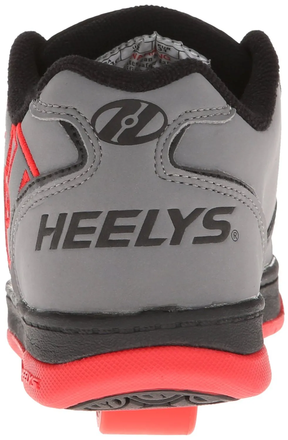 Heelys Propel Skate Shoe (Toddler-Little Kid-Big Kid), Grey-Orange, 8 M US Big Kid