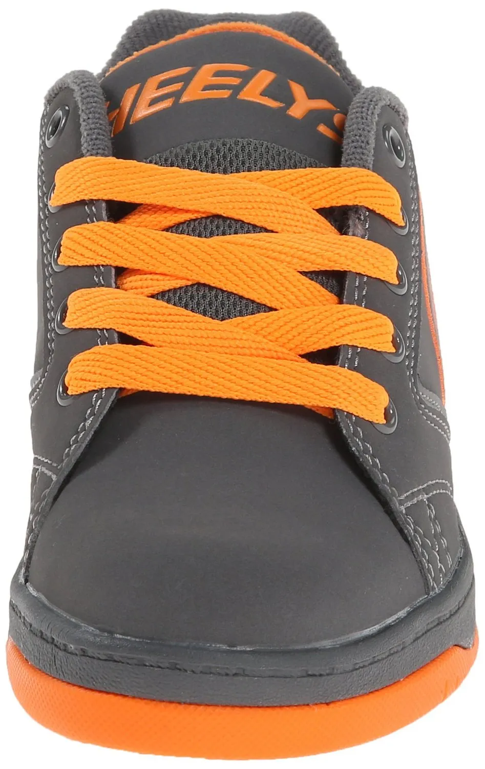 Heelys Propel Skate Shoe (Toddler-Little Kid-Big Kid), Grey-Orange, 8 M US Big Kid