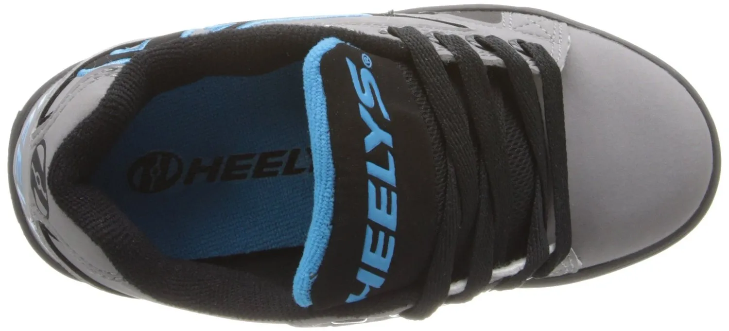 Heelys Propel Skate Shoe (Toddler-Little Kid-Big Kid), Grey-Orange, 8 M US Big Kid