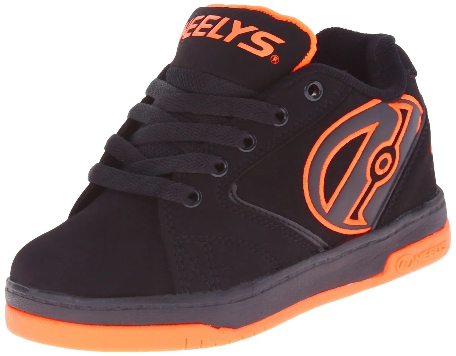 Heelys Propel Skate Shoe (Toddler-Little Kid-Big Kid), Grey-Orange, 8 M US Big Kid