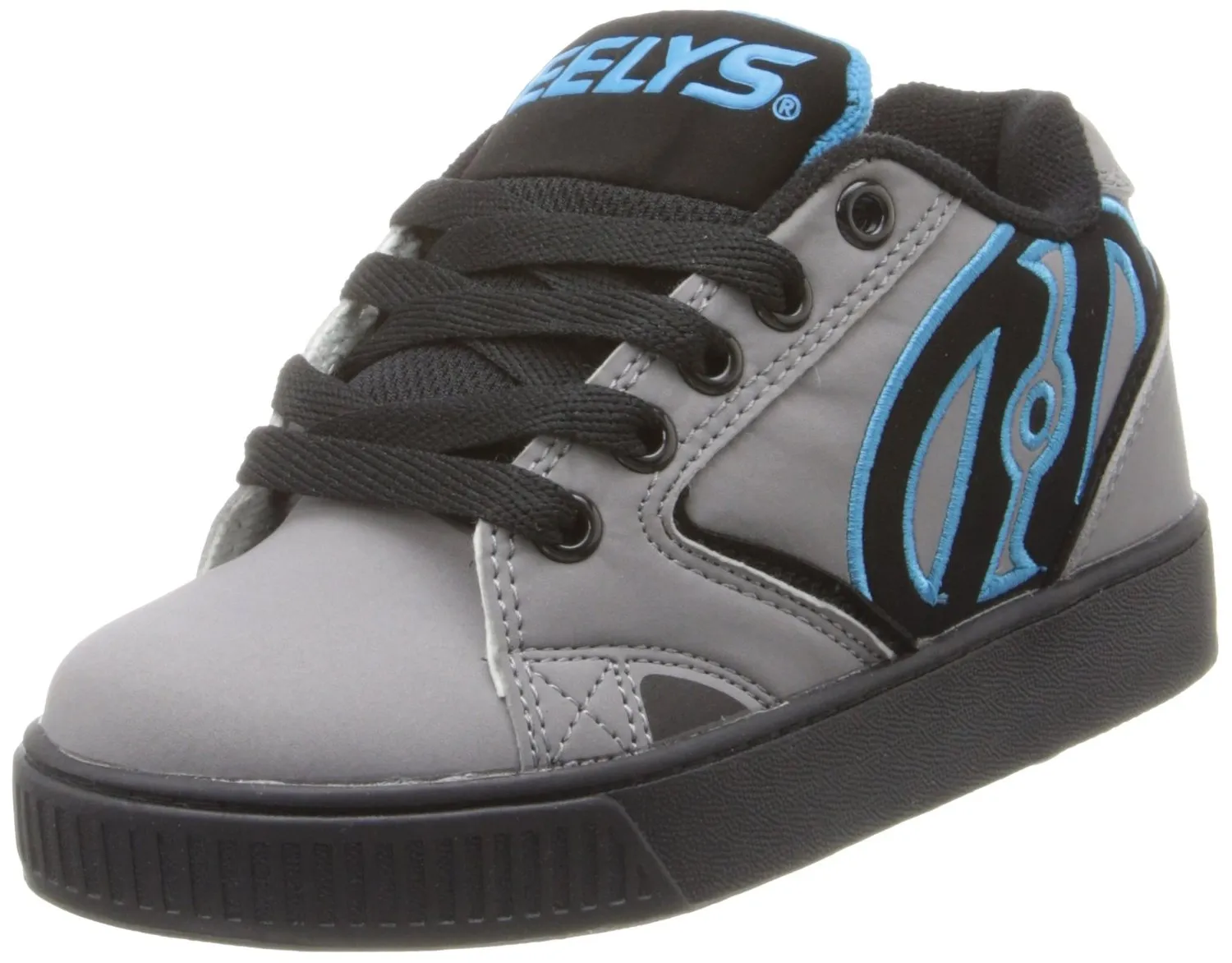 Heelys Propel Skate Shoe (Toddler-Little Kid-Big Kid), Grey-Orange, 8 M US Big Kid