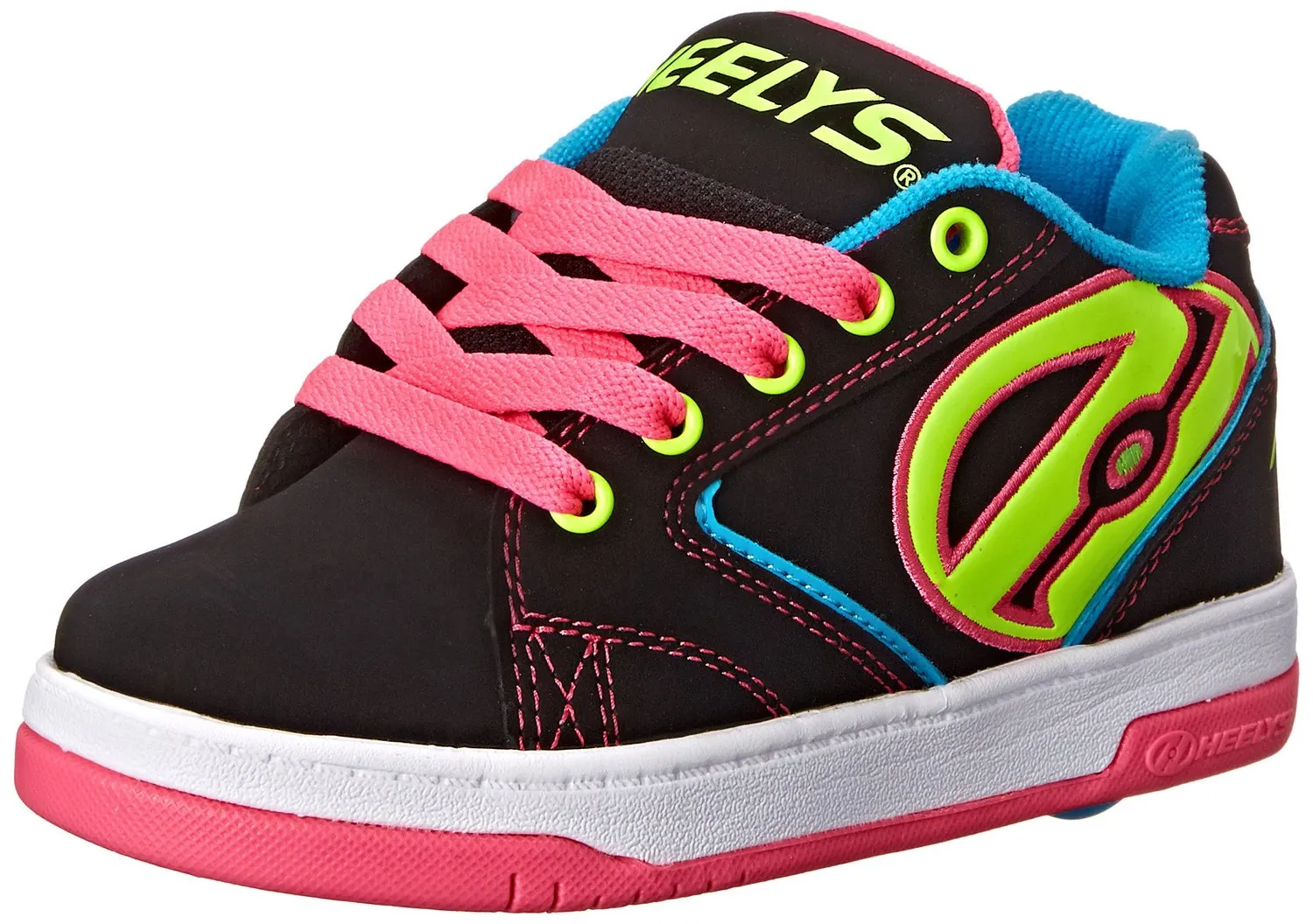 Heelys Propel Skate Shoe (Toddler-Little Kid-Big Kid), Grey-Orange, 8 M US Big Kid