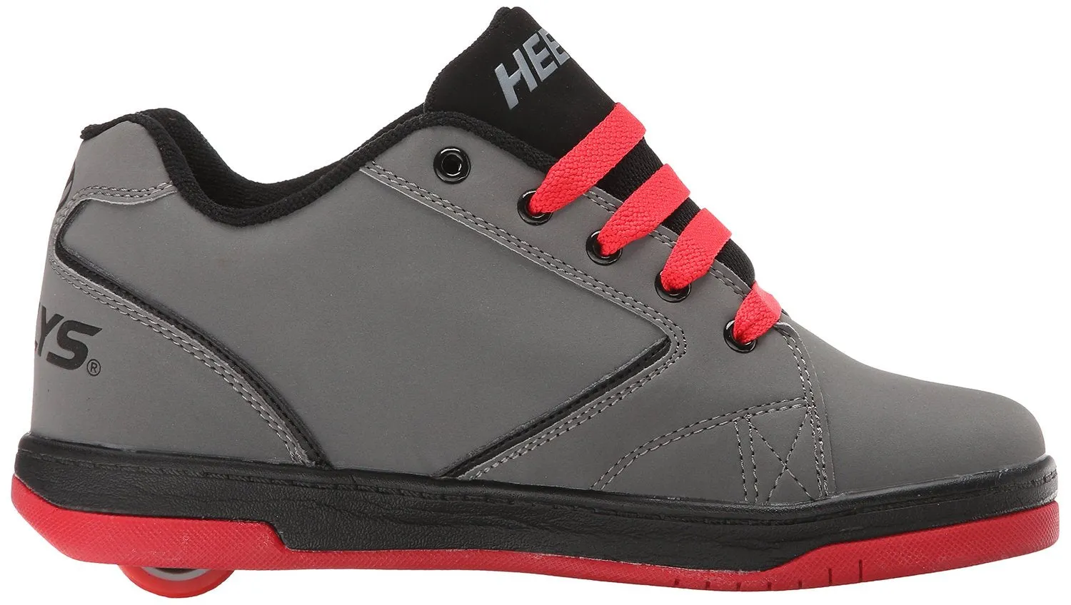 Heelys Propel Skate Shoe (Toddler-Little Kid-Big Kid), Grey-Orange, 8 M US Big Kid