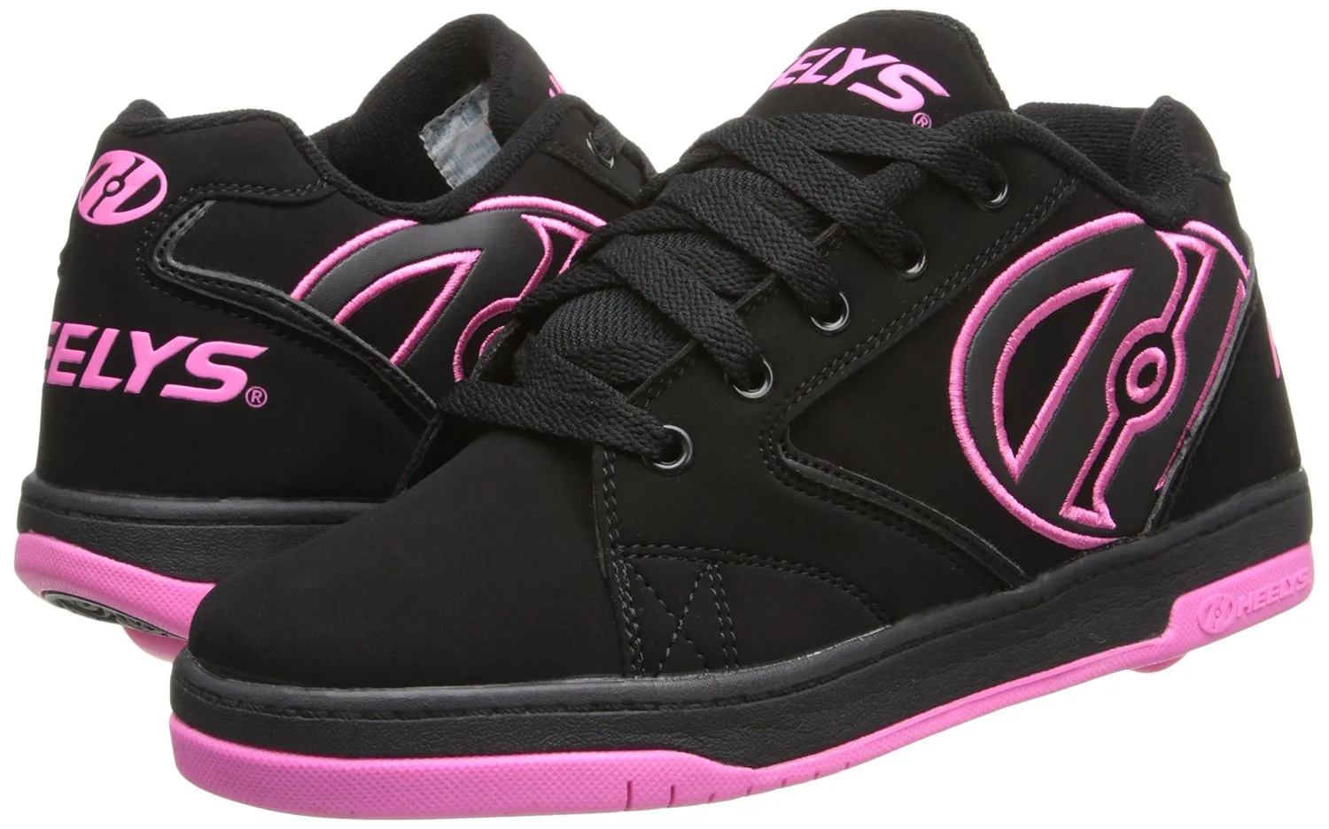 Heelys Propel Skate Shoe (Toddler-Little Kid-Big Kid), Grey-Orange, 8 M US Big Kid