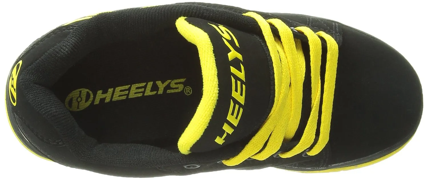 Heelys Propel Skate Shoe (Toddler-Little Kid-Big Kid), Grey-Orange, 8 M US Big Kid