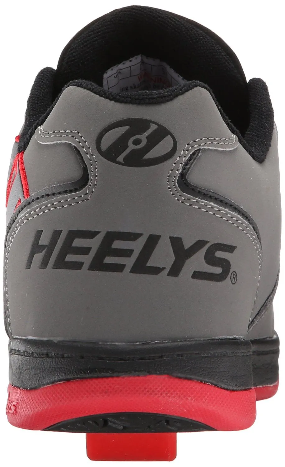 Heelys Propel Skate Shoe (Toddler-Little Kid-Big Kid), Grey-Orange, 8 M US Big Kid