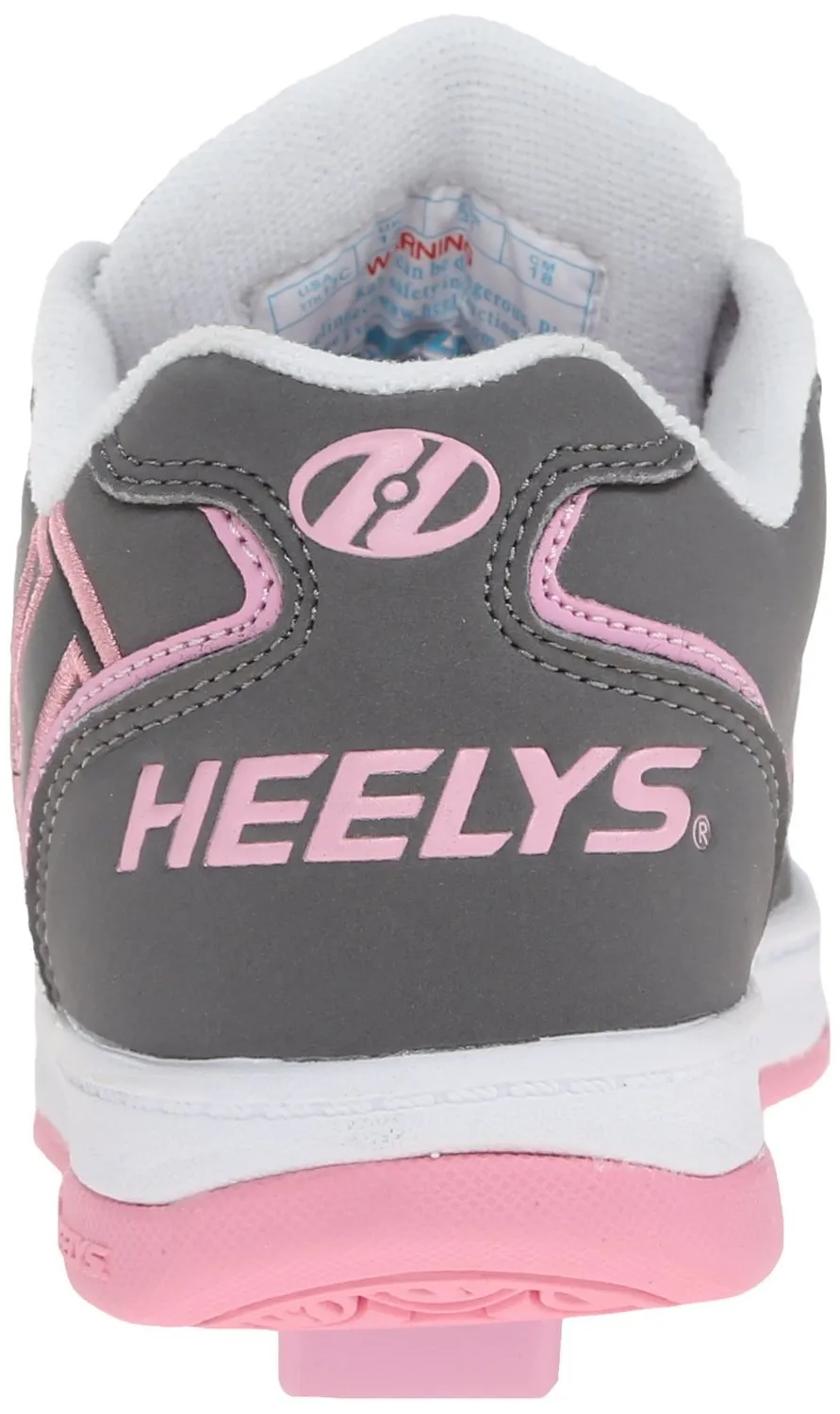 Heelys Propel Skate Shoe (Toddler-Little Kid-Big Kid), Grey-Orange, 8 M US Big Kid