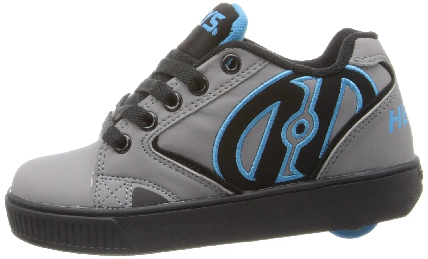 Heelys Propel Skate Shoe (Toddler-Little Kid-Big Kid), Grey-Orange, 8 M US Big Kid