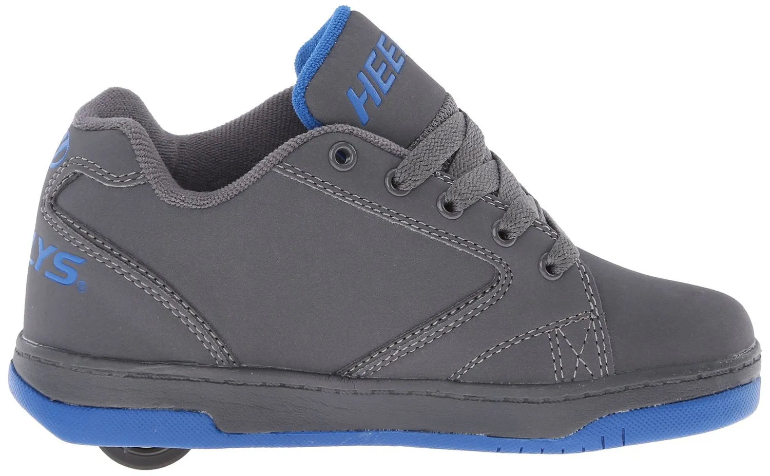Heelys Propel Skate Shoe (Toddler-Little Kid-Big Kid), Grey-Orange, 8 M US Big Kid