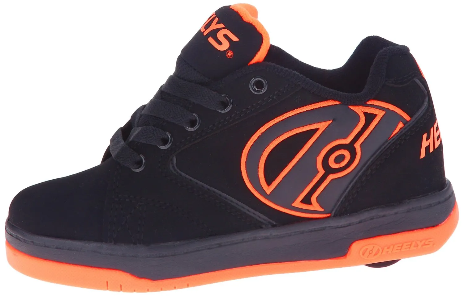 Heelys Propel Skate Shoe (Toddler-Little Kid-Big Kid), Grey-Orange, 8 M US Big Kid