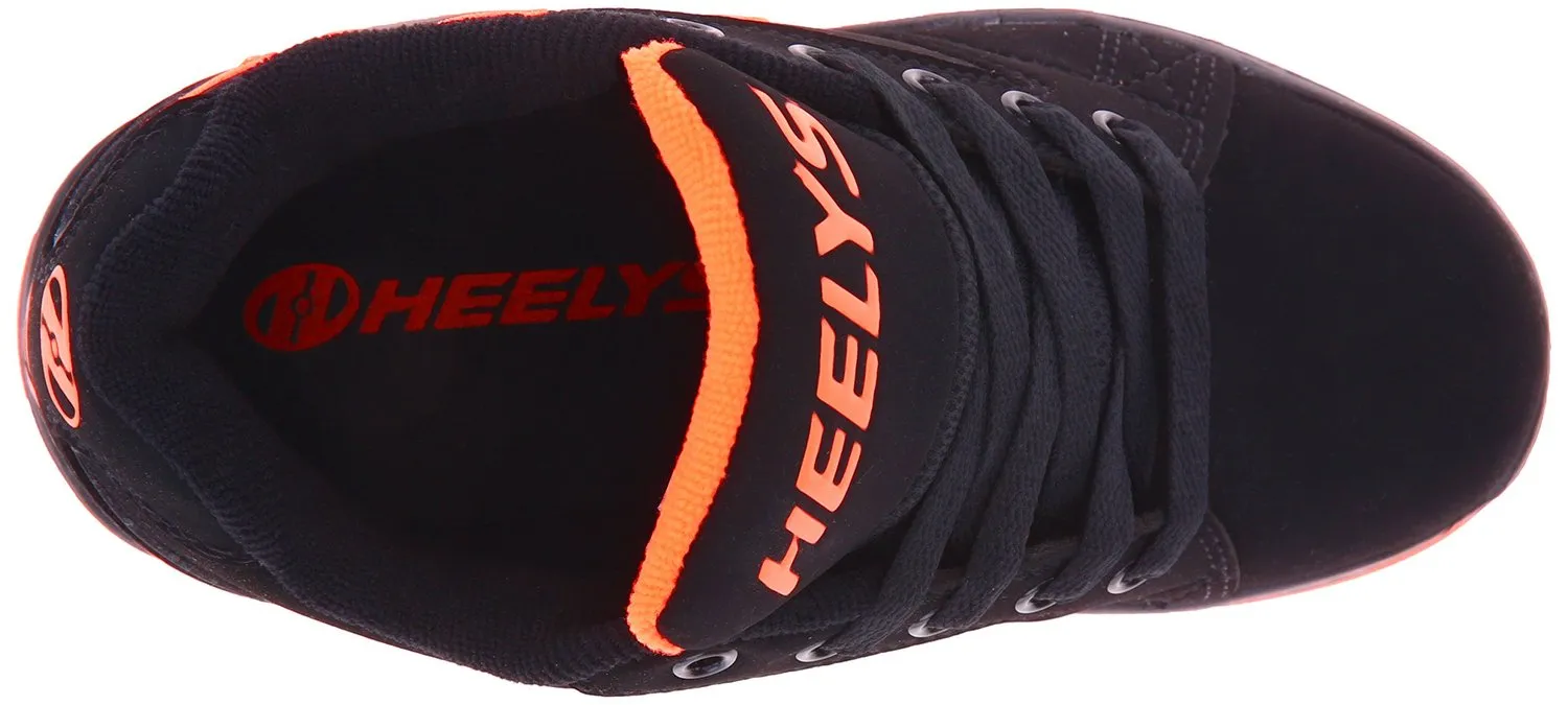 Heelys Propel Skate Shoe (Toddler-Little Kid-Big Kid), Grey-Orange, 8 M US Big Kid