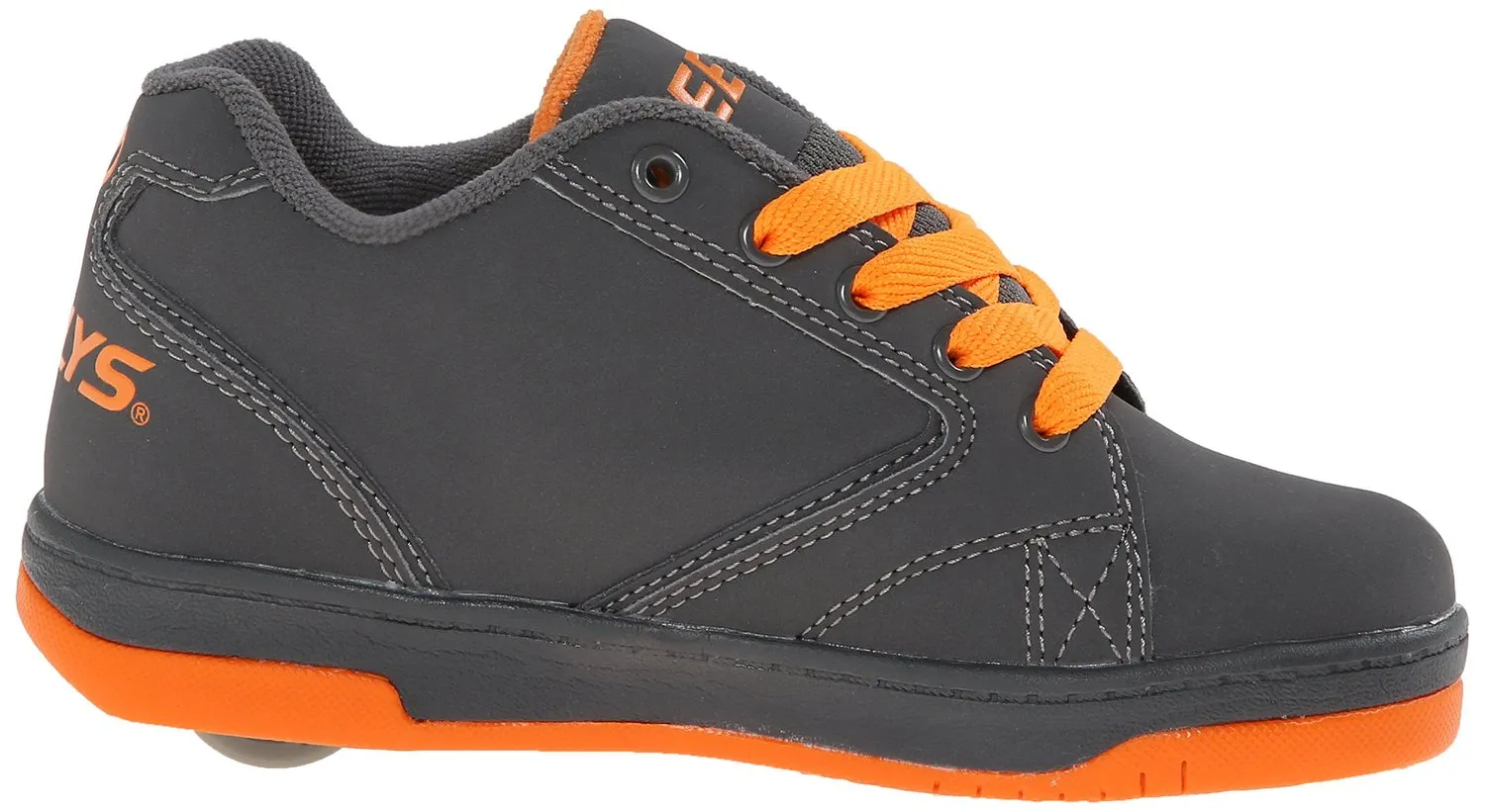 Heelys Propel Skate Shoe (Toddler-Little Kid-Big Kid), Grey-Orange, 8 M US Big Kid