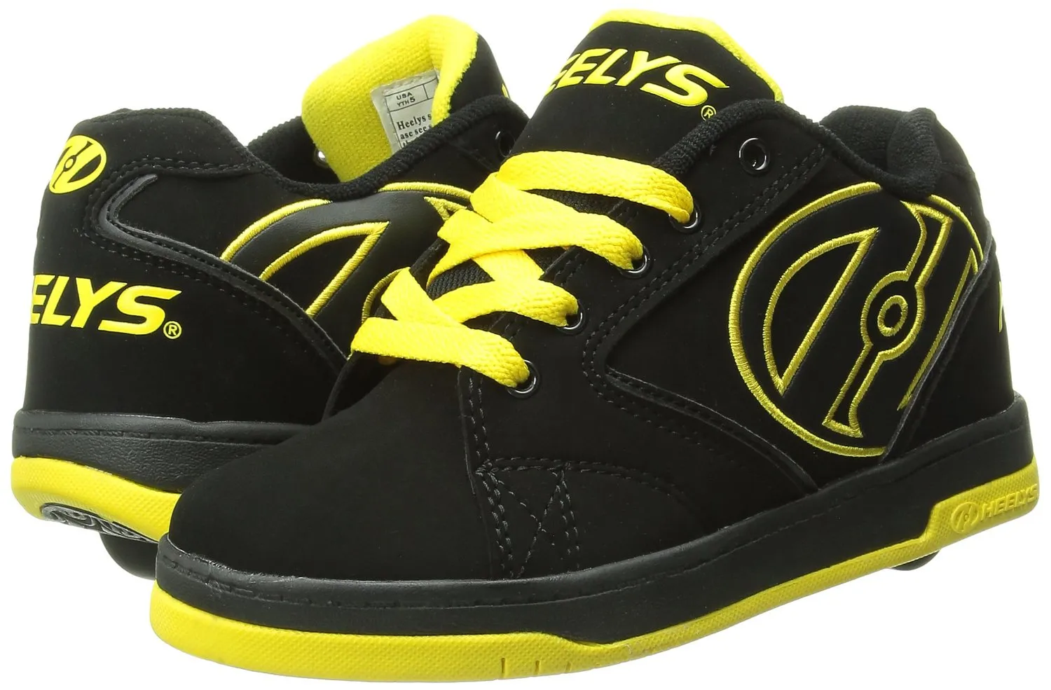 Heelys Propel Skate Shoe (Toddler-Little Kid-Big Kid), Grey-Orange, 8 M US Big Kid