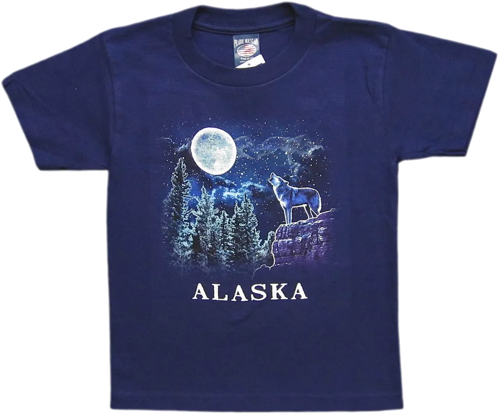 Hidden Image Wolf Kid's T-shirt