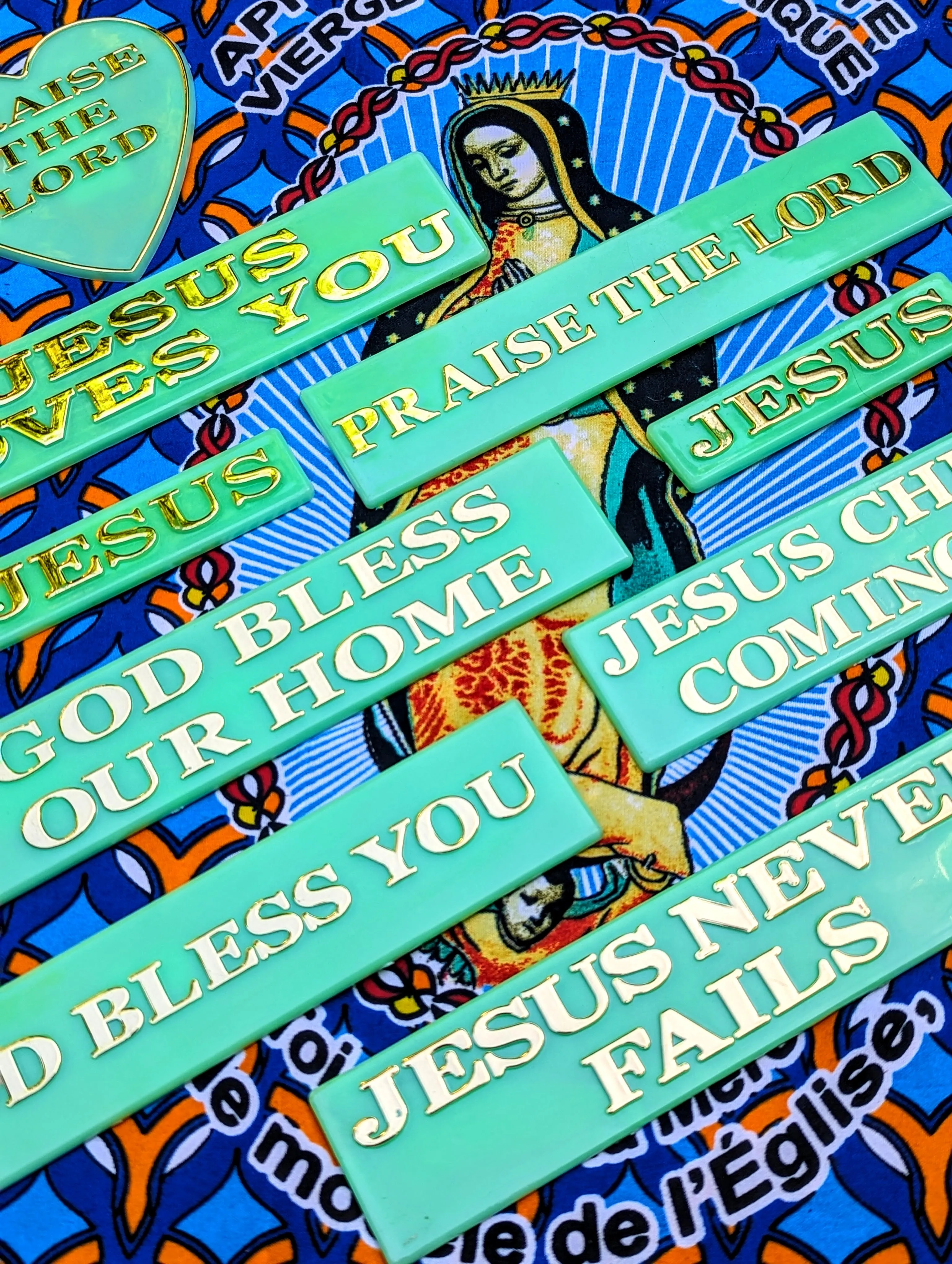 Holy glow in the dark plaque