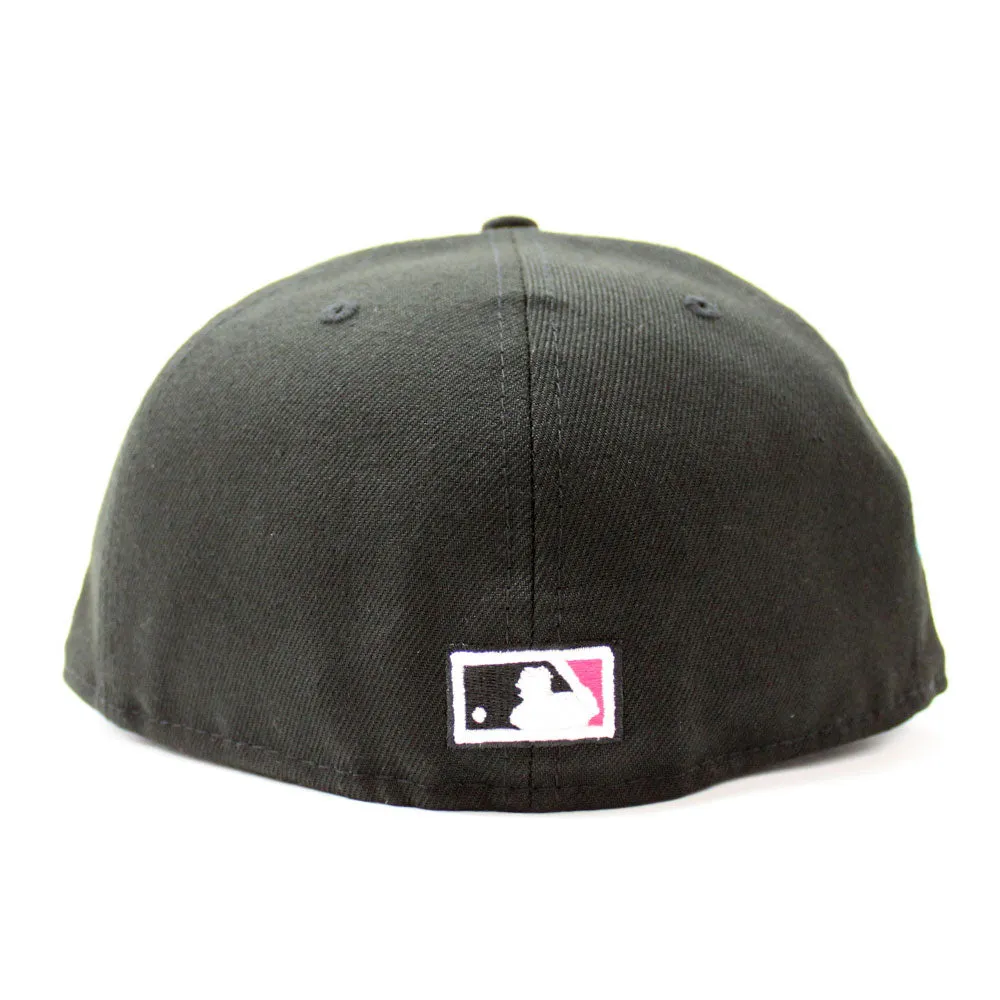 Houston Astros 2006 All-Star Game New Era 59Fifty Fitted Hat (Glow in the Dark Black Beet Under Brim)
