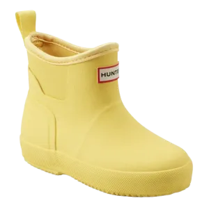 Hunter Little Kids Finley Pull On Waterproof Rain Boots - Yellow
