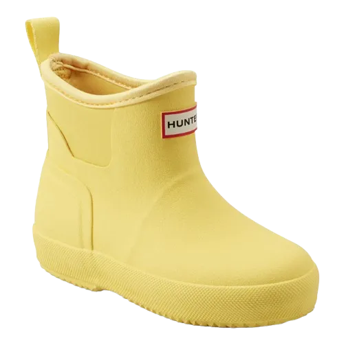 Hunter Little Kids Finley Pull On Waterproof Rain Boots - Yellow