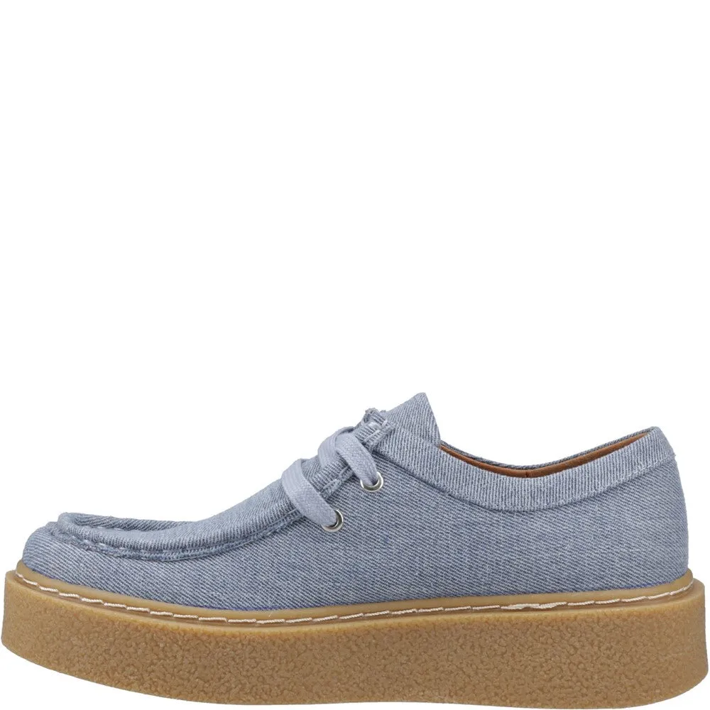 Hush Puppies Bridie Textile Mocc Toe