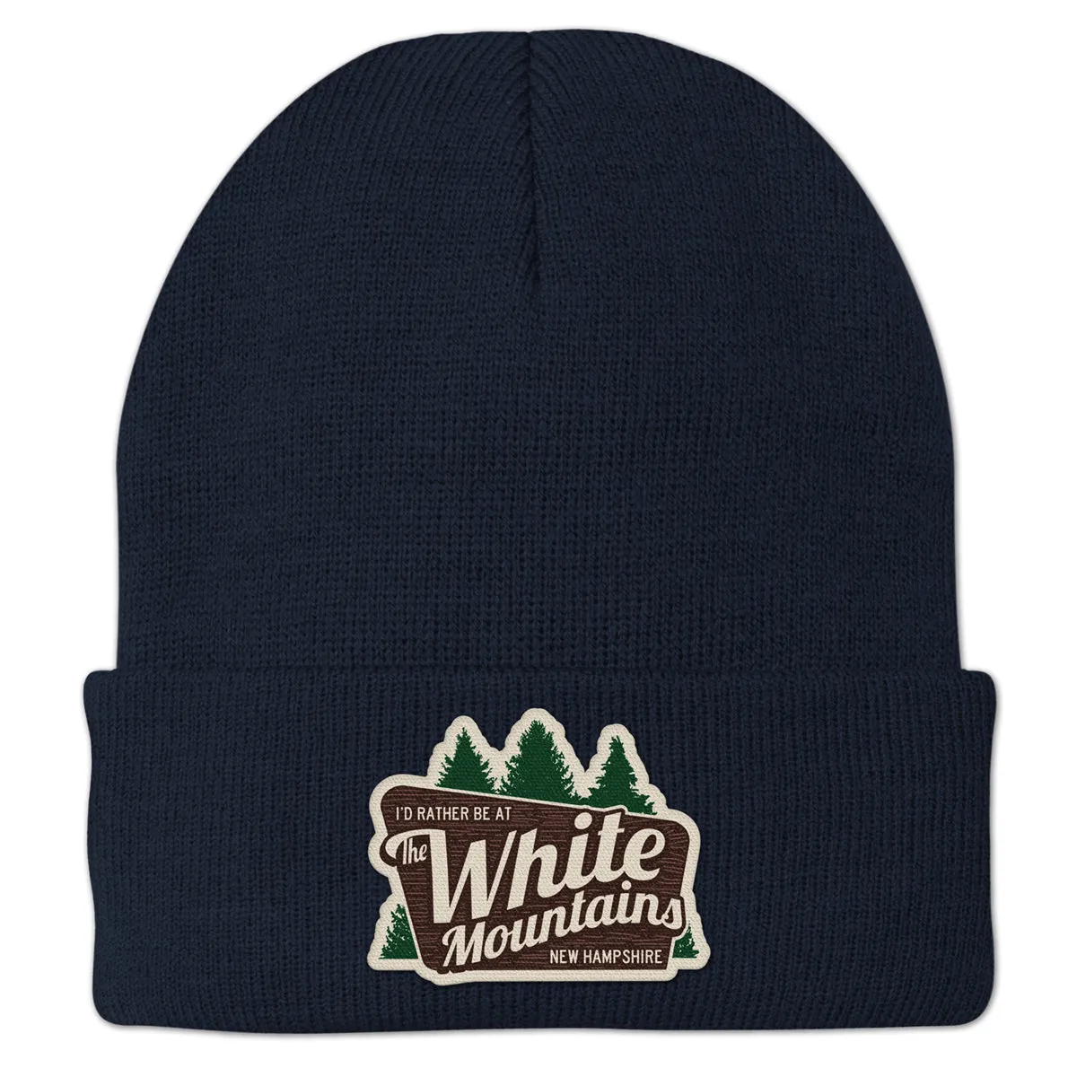 I'd Rather Be At The White Mountains Cuff Knit