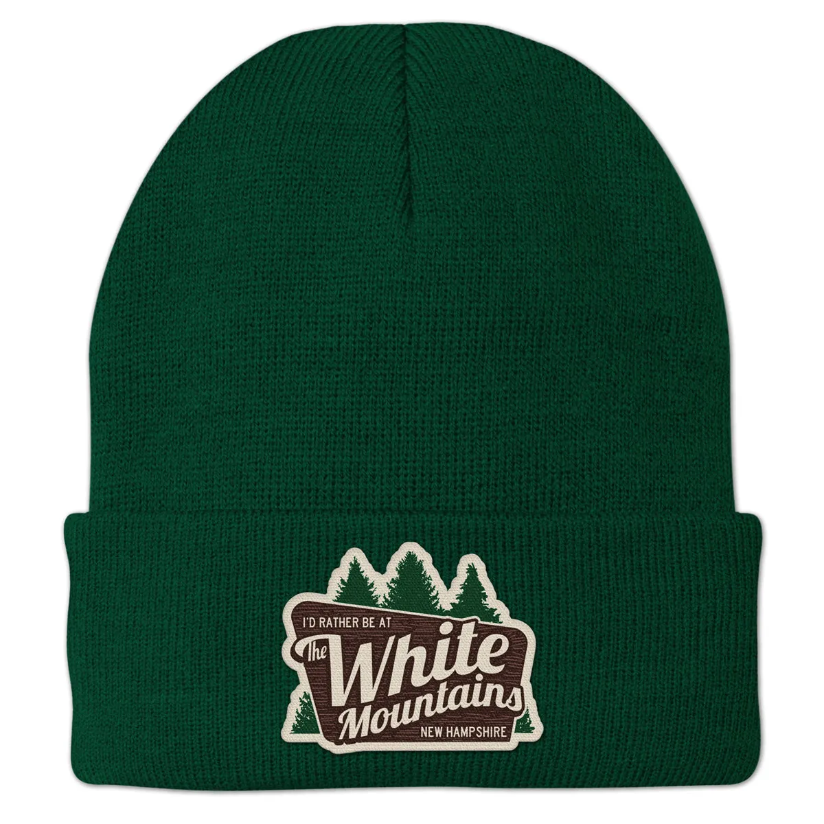 I'd Rather Be At The White Mountains Cuff Knit