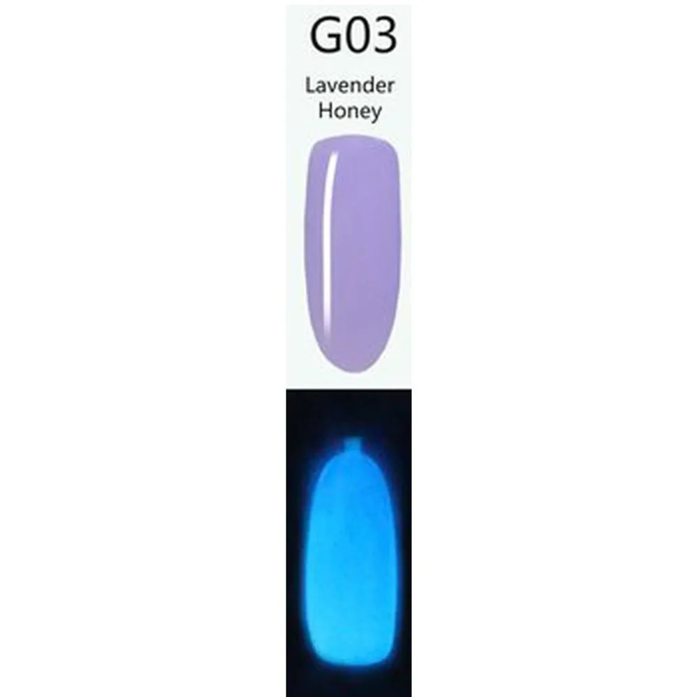 iGel LB Glow-in-the-Dark Gel Color - #G03 Lavender Honey / 0.6 oz.