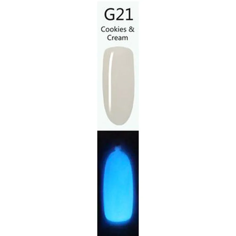 iGel LB Glow-in-the-Dark Gel Color - #G21 Cookies & Cream / 0.6 oz.