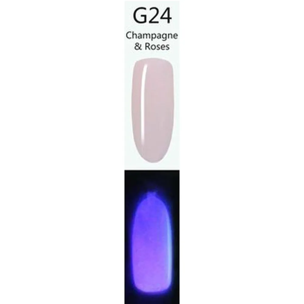 iGel LB Glow-in-the-Dark Gel Color - #G24 Champagne & Roses / 0.6 oz.