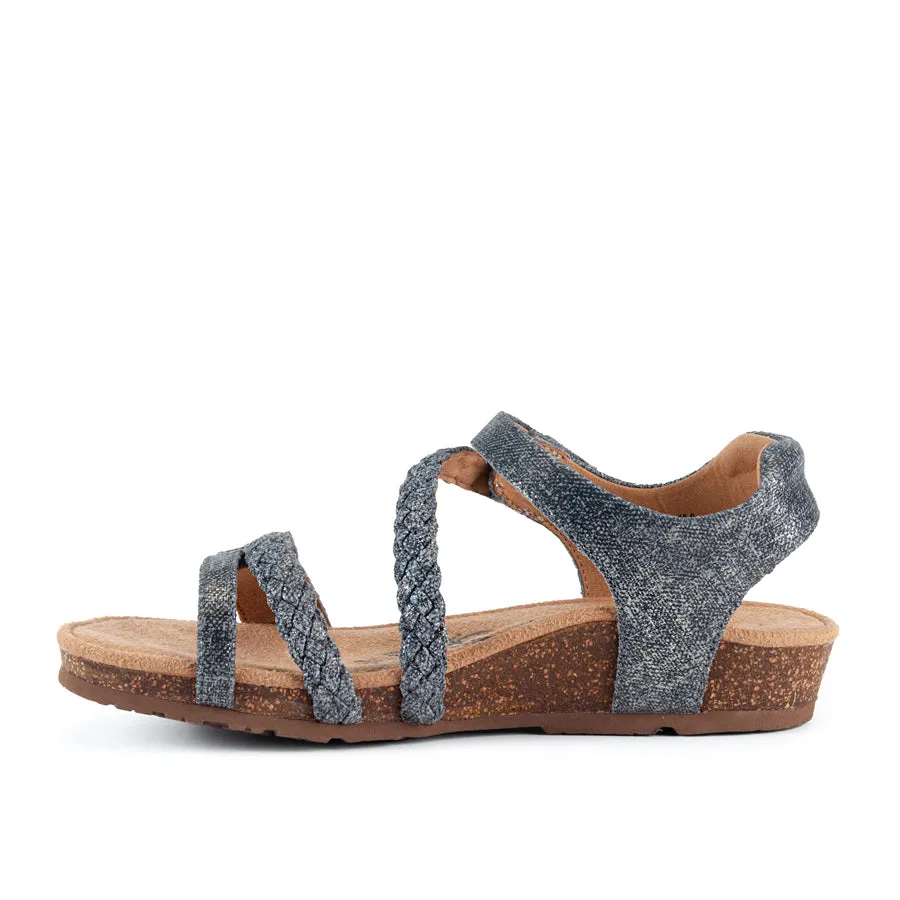 JILLIAN - PEWTER - LEATHER