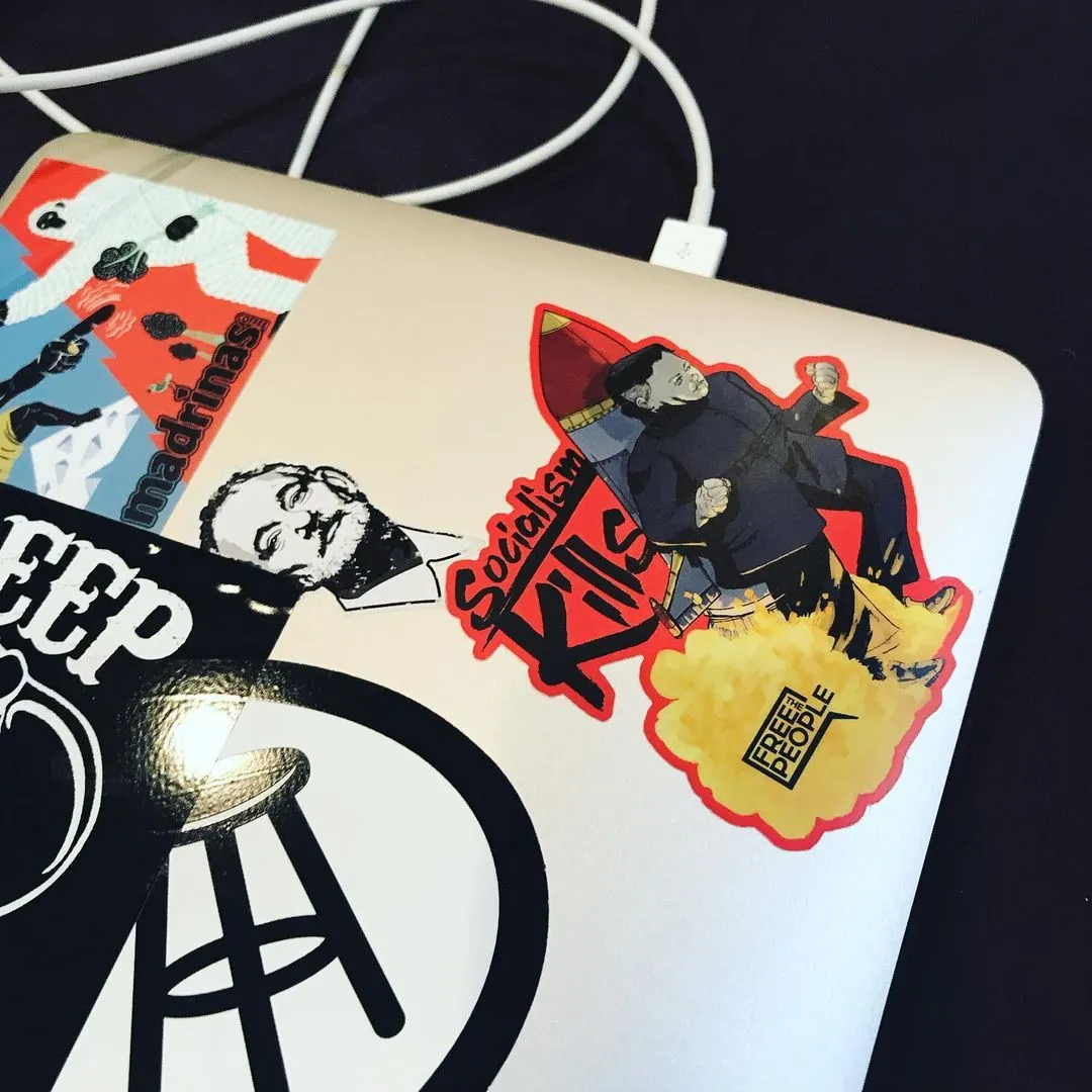 Kim Jong Un "Rocket Man" Sticker