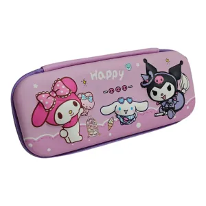 KITTY & KUROMI 3D PENCIL POUCH - PURPLE