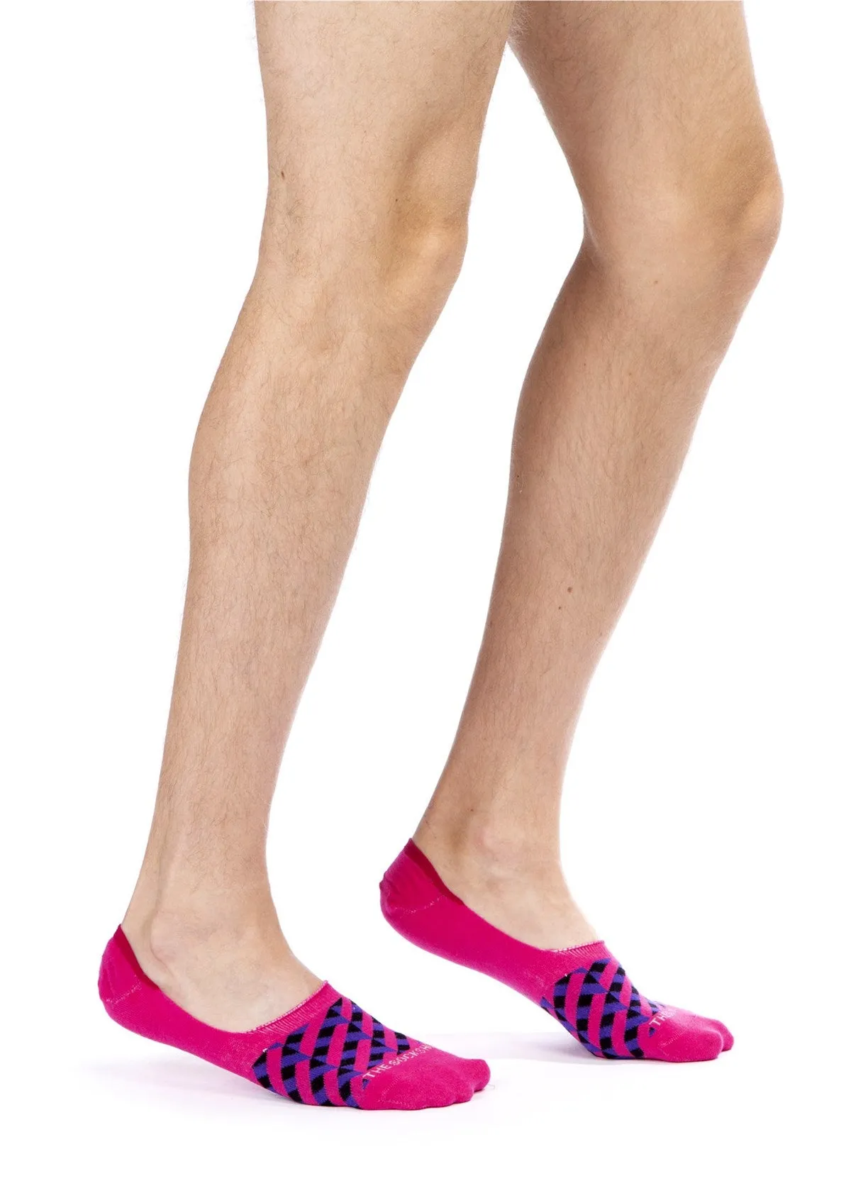 Knitted Design Men Invisible Socks