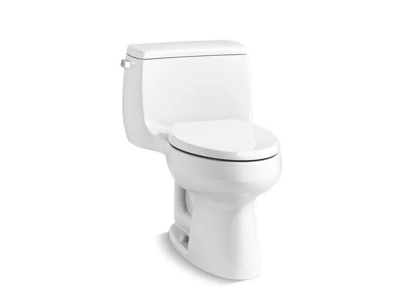 KOHLER K-3615-0 Gabrielle Comfort Height One-piece compact elongated 1.28 gpf chair height toilet with slow close seat